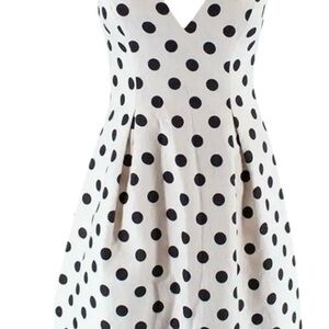 Polka Dot Sleeveless Dress